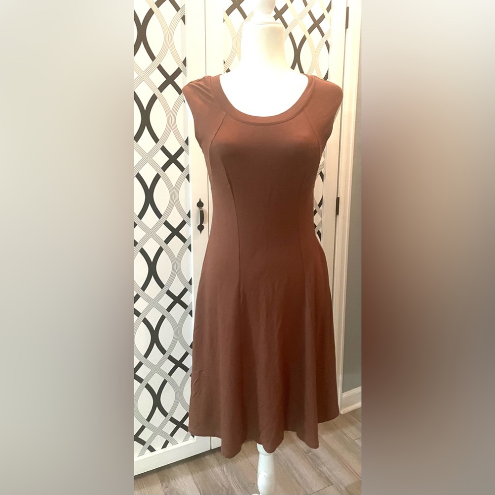 Chelsea & Theodore Brown dress. Size S